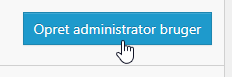 The Opret administrator bruger button in Scannet