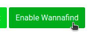 The Enable Wannafind button in NetRadar.io